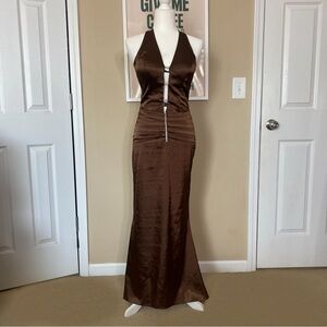 Vintage 90s/Y2k Halter Dress